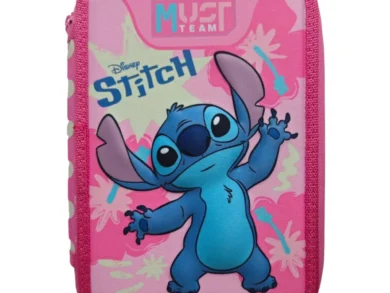 Σχολική Κασετίνα Διπλή Γεμάτη Disney Stitch Must Team 000565997
